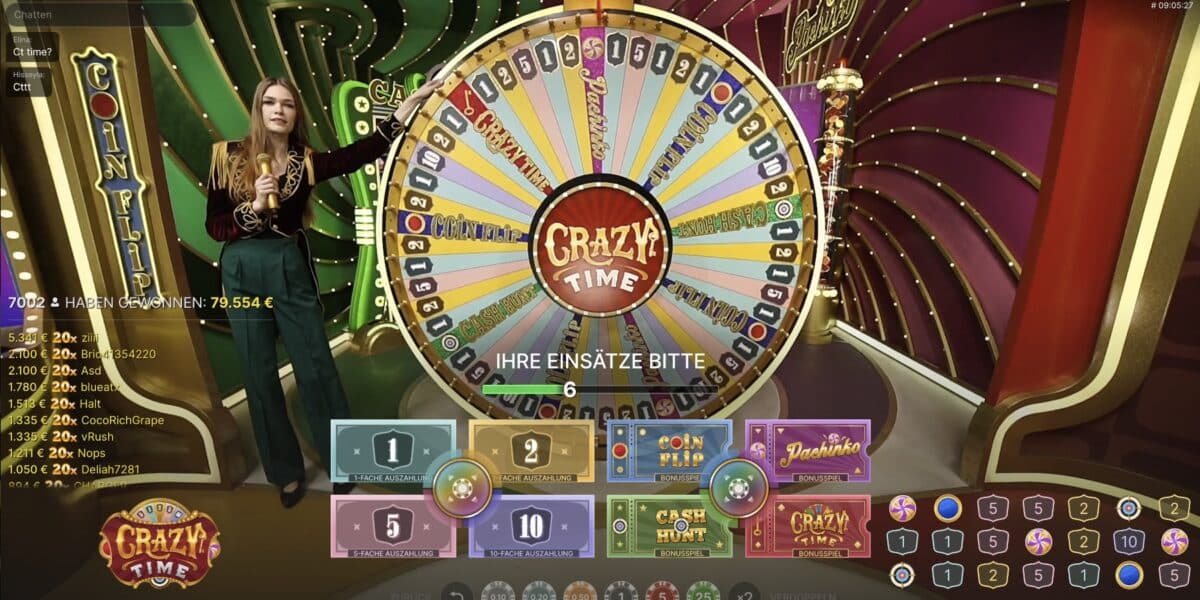 Crazy Time Evolution Gaming