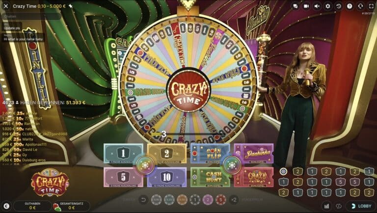 Crazy Time Evolution Gaming