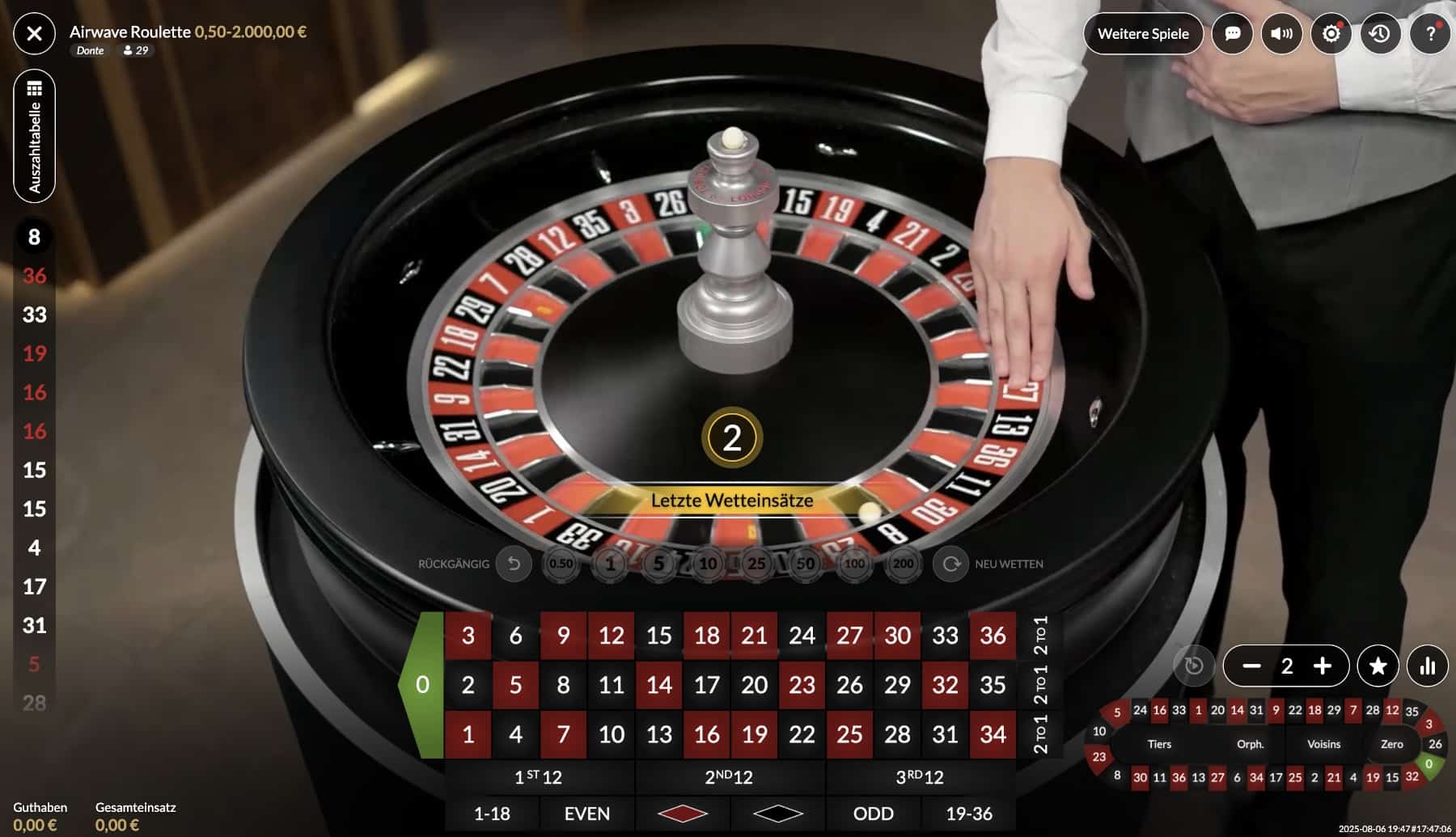 AirWave Roulette OnAir