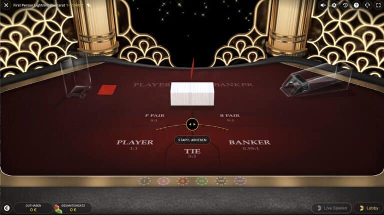 Lightning Baccarat Evolution Gaming