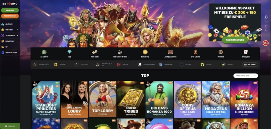 Betamo Casino Bonus