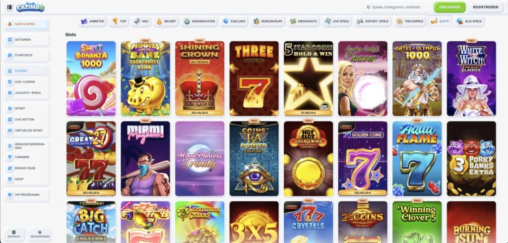 Cazimbo Casino Slots