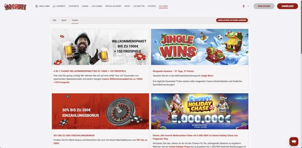 DachBet Casino Aktionen