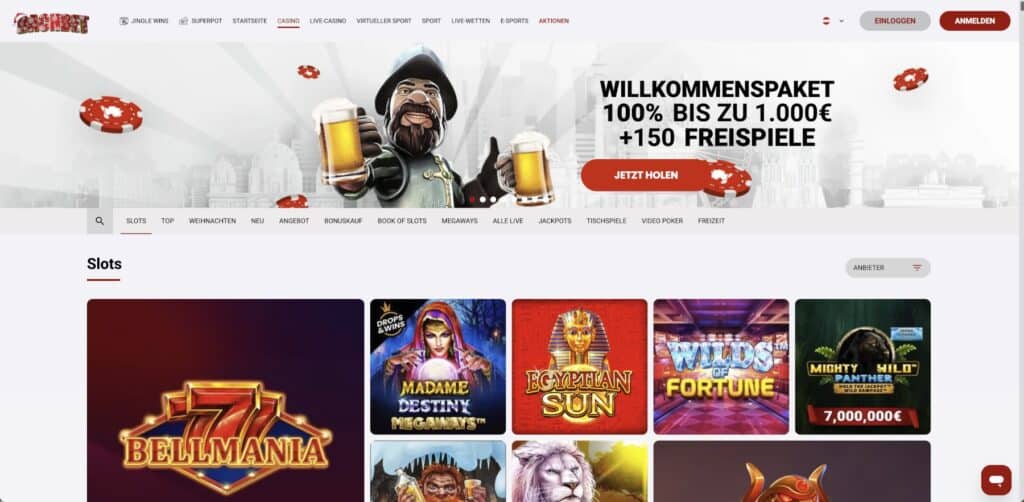 DachBet Casino Lobby