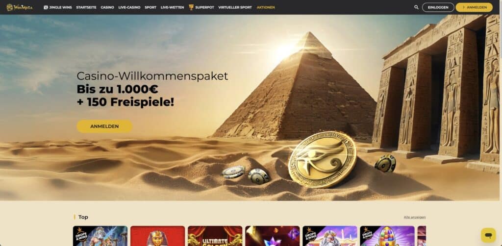 WinMega Casino Bonus