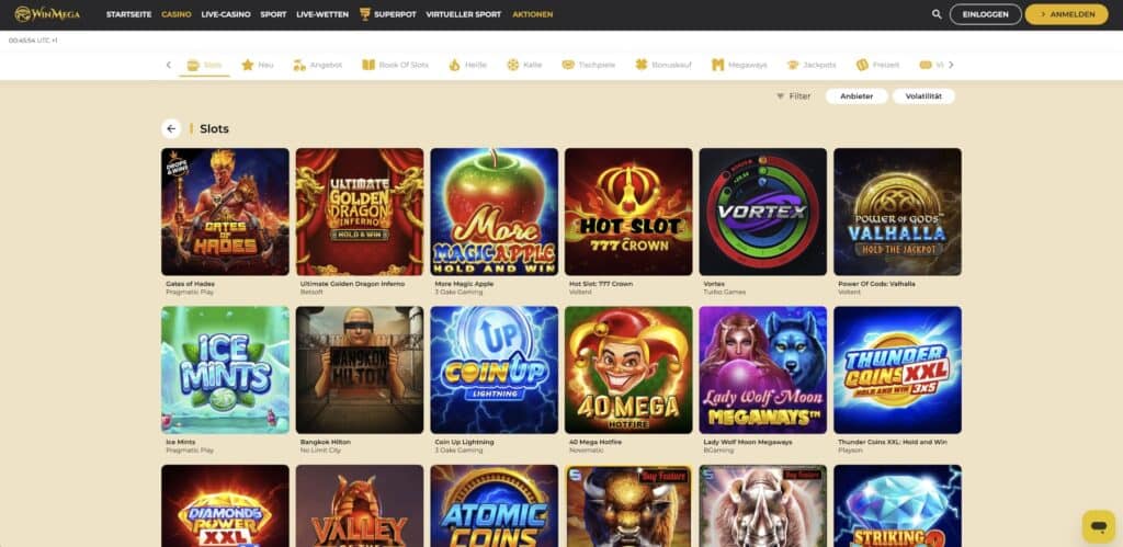 WinMega Casino Slots