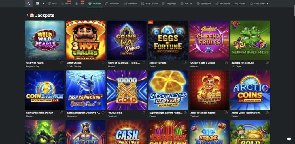 1Bet Casino Jackpots