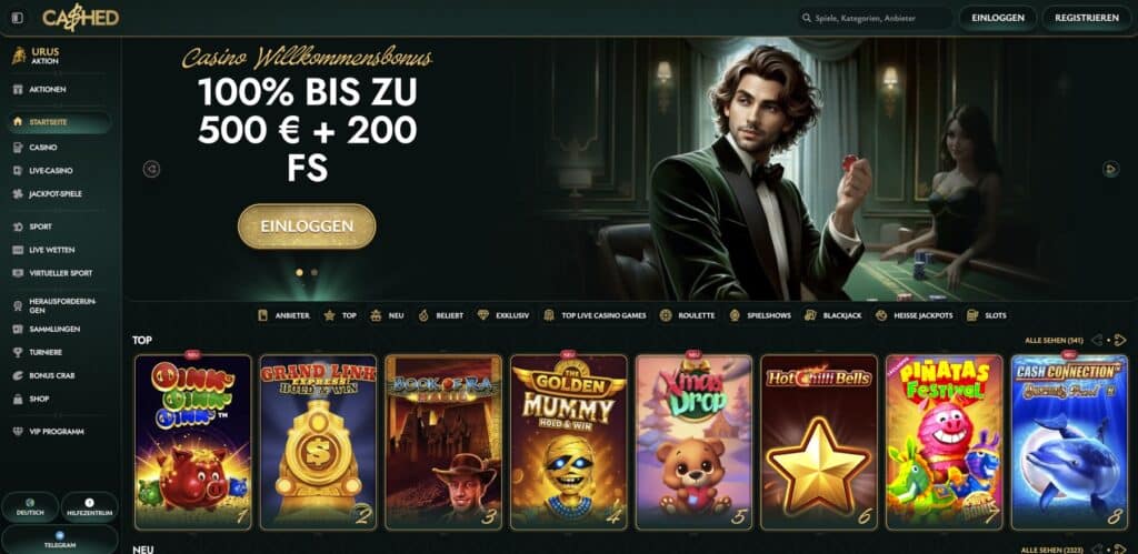 Cashed Casino Bonus