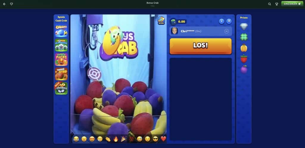 Casinia Casino Bonus Crab