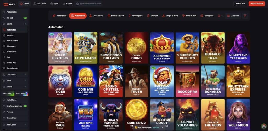 N1Bet Casino Slots